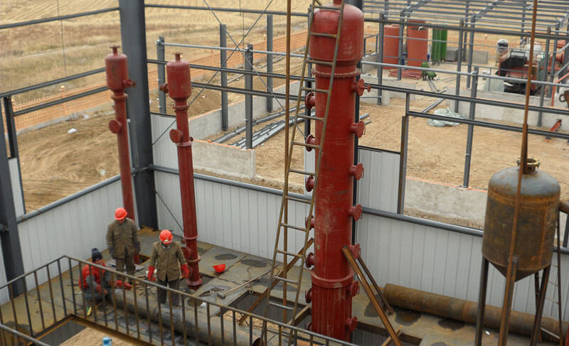 stripping column