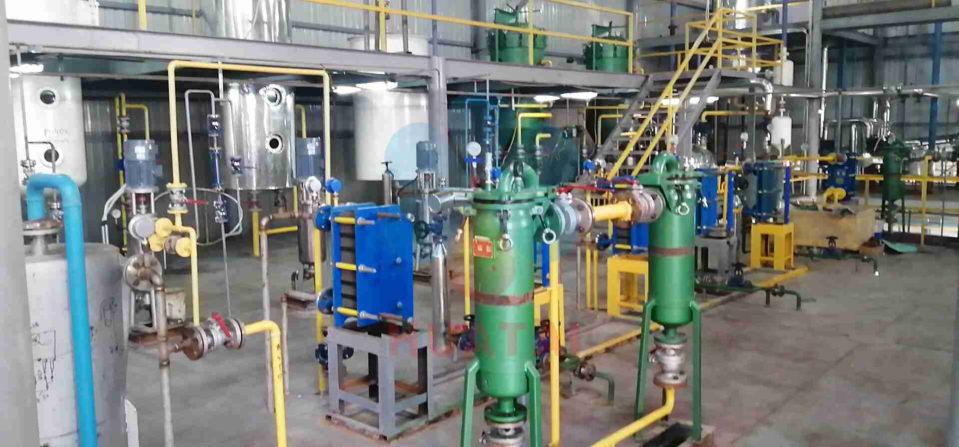 sunflower oil refining machine