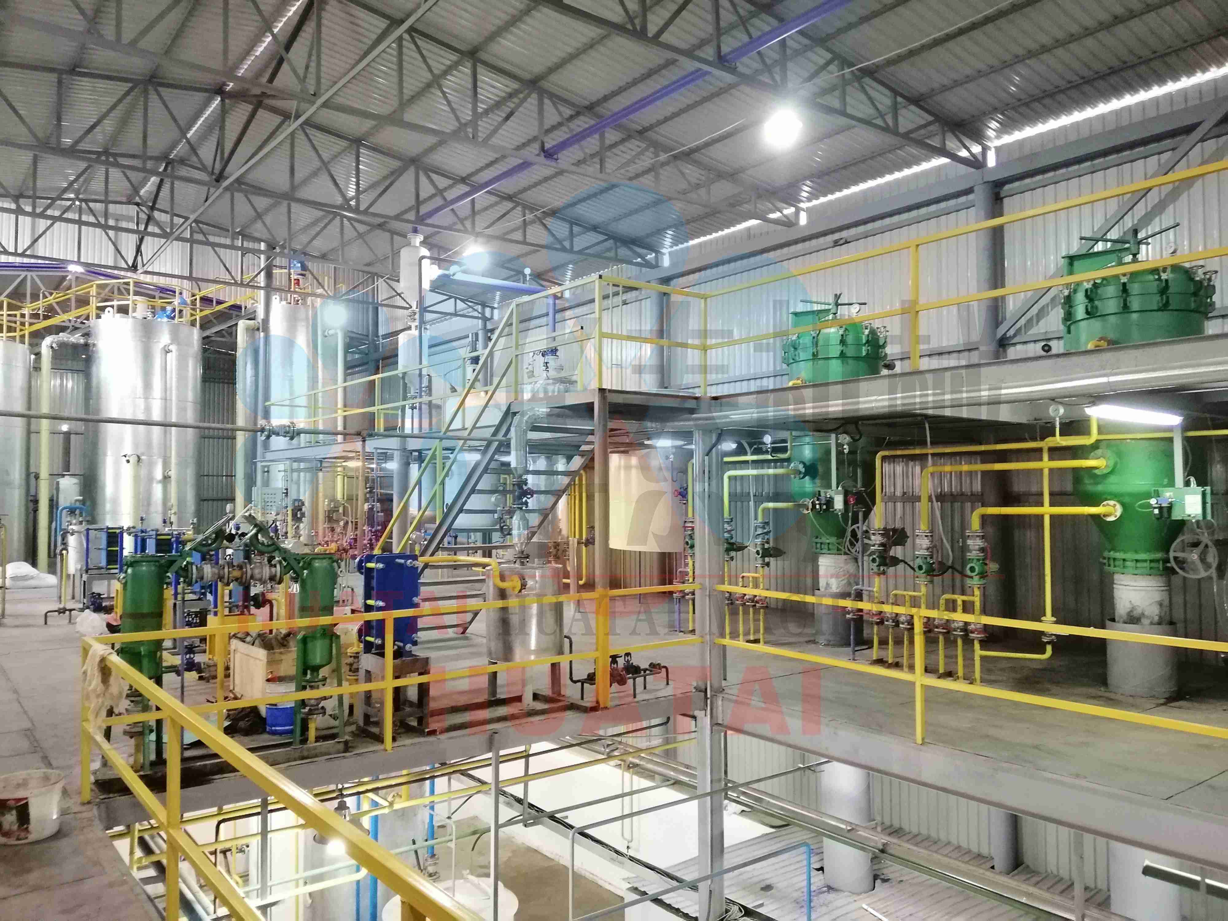 sunflower oil refining machine