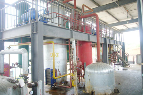 mineral diesel bleaching machine